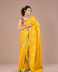 Mohey Women Radiant Mustard Saree