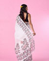 Mohey Women White Elegance Saree