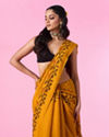 Mohey Women Sunset Glow Festive Saree