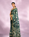 Mohey Women Sea Green Elegance Saree
