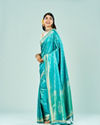 Mohey Women Ravishing Rama Green Saree