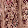 Enchanting Wine Silk Bridal Saree