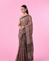 Mohey Women Enchanting Mehandi Green Silk Saree