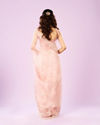 Mohey Women Pink Organza Extravaganza Saree