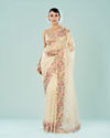 Cream Dream Organza Saree