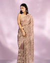 Fawn Enchanted Allure Saree