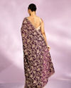 Mohey Women Purple Elegance Chinon Saree