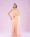 Ravishing Pink Organza Saree