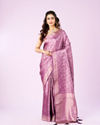 Elegant Purple Symphony Saree