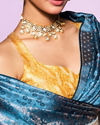 Mohey Women Ethereal Light Blue Saree