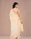 Mohey Women Light Pink-Blue Grandeur Saree