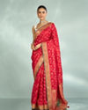 Pink Elegance Art Silk Saree