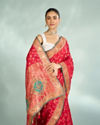 Mohey Women Pink Elegance Saree