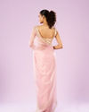 Mohey Women Radiant Pink Organza Saree