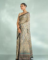 Mohey Women Glowing Fawn Elegance Saree