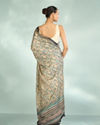 Mohey Women Glowing Fawn Elegance Saree