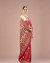 Mohey Women Regal Rani Pink Georgette Saree