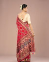 Mohey Women Regal Rani Pink Georgette Saree