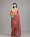 Gajree Pink Tissue Saree