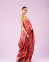 Mohey Women Regal Rani Pink Saree