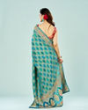 Mohey Women Azure Elegance Banarasi Saree