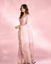 Mohey Women Elegant Purple Saree Enchantment
