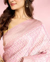 Mohey Women Elegant Purple Saree Enchantment