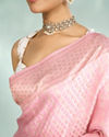 Mohey Women Light Pink Elegance Saree
