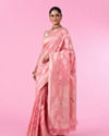 Mohey Women Pink Elegance Saree