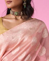Mohey Women Radiant Pink Elegance Saree