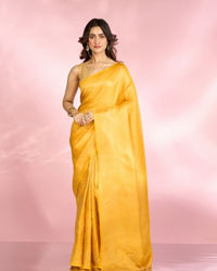 Mohey Women Radiant Yellow Saree