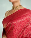 Mohey Women Ravishing Pink Saree