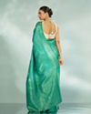 Mohey Women Luscious Rama Green Saree