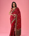 Radiant Red Saree