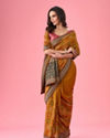 Mohey Women Radiant Mustard Yellow Saree