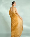 Mohey Women Mustard Yellow Organza Glory Saree