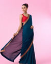 Mohey Women Blue Elegance Saree