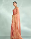 Mohey Women Pink Organza Extravagance Saree