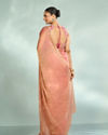 Mohey Women Pink Organza Extravagance Saree