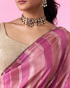 Mohey Women Purple Elegance Saree