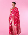 Mohey Women Pink Elegance Saree