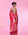 Mohey Women Pink Elegance Saree