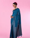 Mohey Women Blue Elegance Banarasi Saree