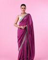 Purple Elegance Saree