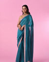 Mohey Women Emerald Aura Silk Saree
