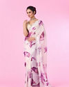 Purple Party Wear Saree