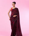 Pink Allure Organza Saree