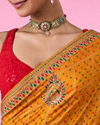 Mohey Women Mustard Yellow Exuberance Saree