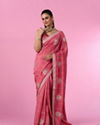 Enchanting Pink Radiance Saree