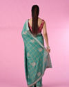 Mohey Women Sea Green Elegance Saree